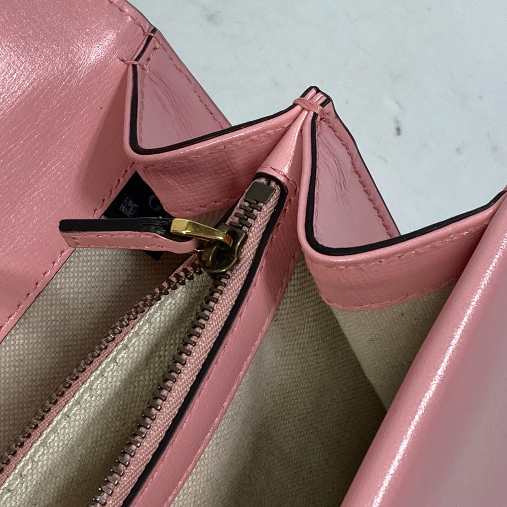 GUCCI 400249 Two-Tone Dionysus Chain Shoulder Bag in Pink Leather