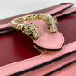 GUCCI 400249 Two-Tone Dionysus Chain Shoulder Bag in Pink Leather