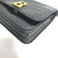 BALENCIAGA 592898 2-Way Clutch Bag, Pouch, B Logo, Quilted, Crossbody Bag, Shoulder Bag, Embossed Leather, Women's, Black