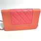 CHANEL A80972 CC Coco Mark Matelasse Two-Tone Mademoiselle Chain Wallet, Long Wallet, Crossbody Bag, Pochette, Shoulder Bag, Leather, Women's, Pink