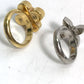 LOUIS VUITTON M65247 Rhinestone Berg Love Letters 2-Piece Ring Set, Women's, Gold