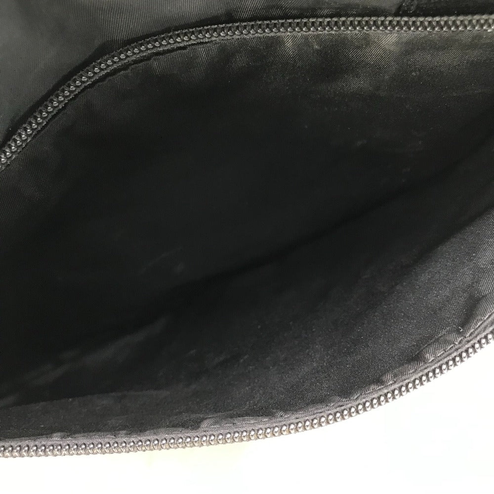 PRADA Triangle Logo Handbag, Laptop Bag, Business Bag, Nylon, Men's, Black