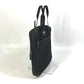 PRADA Triangle Logo Handbag, Laptop Bag, Business Bag, Nylon, Men's, Black