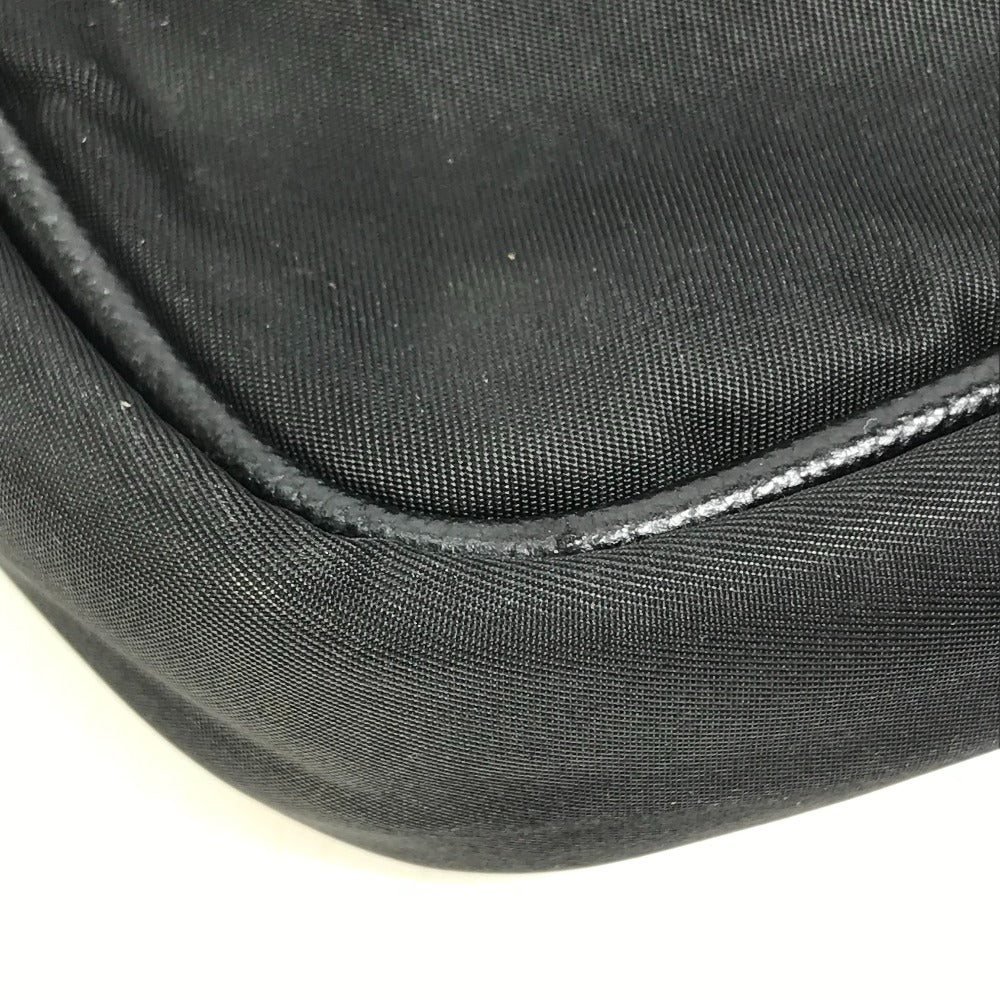 PRADA Triangle Logo Handbag, Laptop Bag, Business Bag, Nylon, Men's, Black