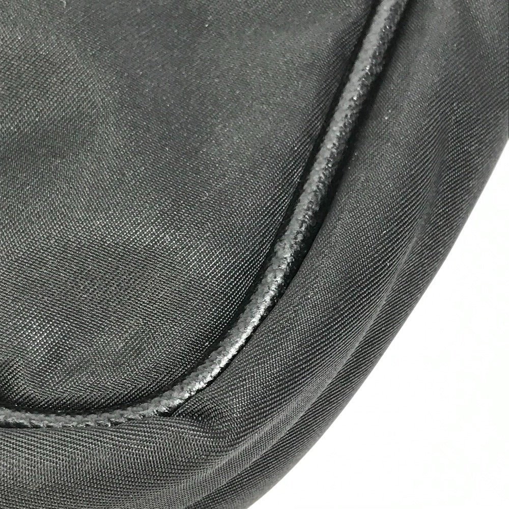PRADA Triangle Logo Handbag, Laptop Bag, Business Bag, Nylon, Men's, Black