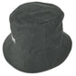 CELINE AU5B968P Men's Bucket Hat with Logo, Cotton, Black