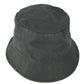 CELINE AU5B968P Men's Bucket Hat with Logo, Cotton, Black