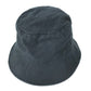 CELINE AU5B968P Men's Bucket Hat with Logo, Cotton, Black
