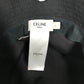 CELINE AU5B968P Men's Bucket Hat with Logo, Cotton, Black