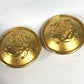 LOEWE Vintage Anagram Earrings, Metal, Women's, Gold