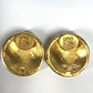 LOEWE Vintage Anagram Earrings, Metal, Women's, Gold