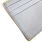Prada Embossed Logo Business Card Holder, Pass Case, Card Case, Leather, Women's, Light Blue