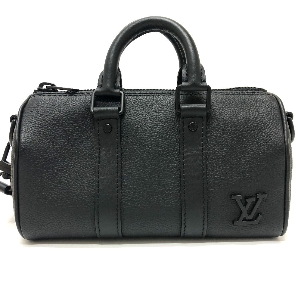 LOUIS VUITTON M80950 アエログラム キーポルXS 2WAY ショルダーバッグ ミニ ボストンバッグ トリヨンレザー レディース ブラック