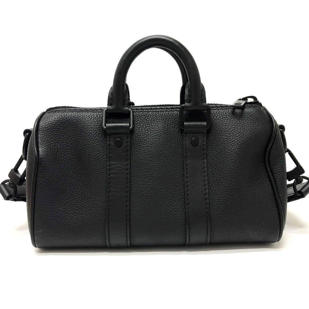 LOUIS VUITTON M80950 アエログラム キーポルXS 2WAY ショルダーバッグ ミニ ボストンバッグ トリヨンレザー レディース ブラック
