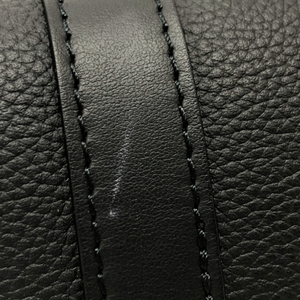 LOUIS VUITTON M80950 アエログラム キーポルXS 2WAY ショルダーバッグ ミニ ボストンバッグ トリヨンレザー レディース ブラック