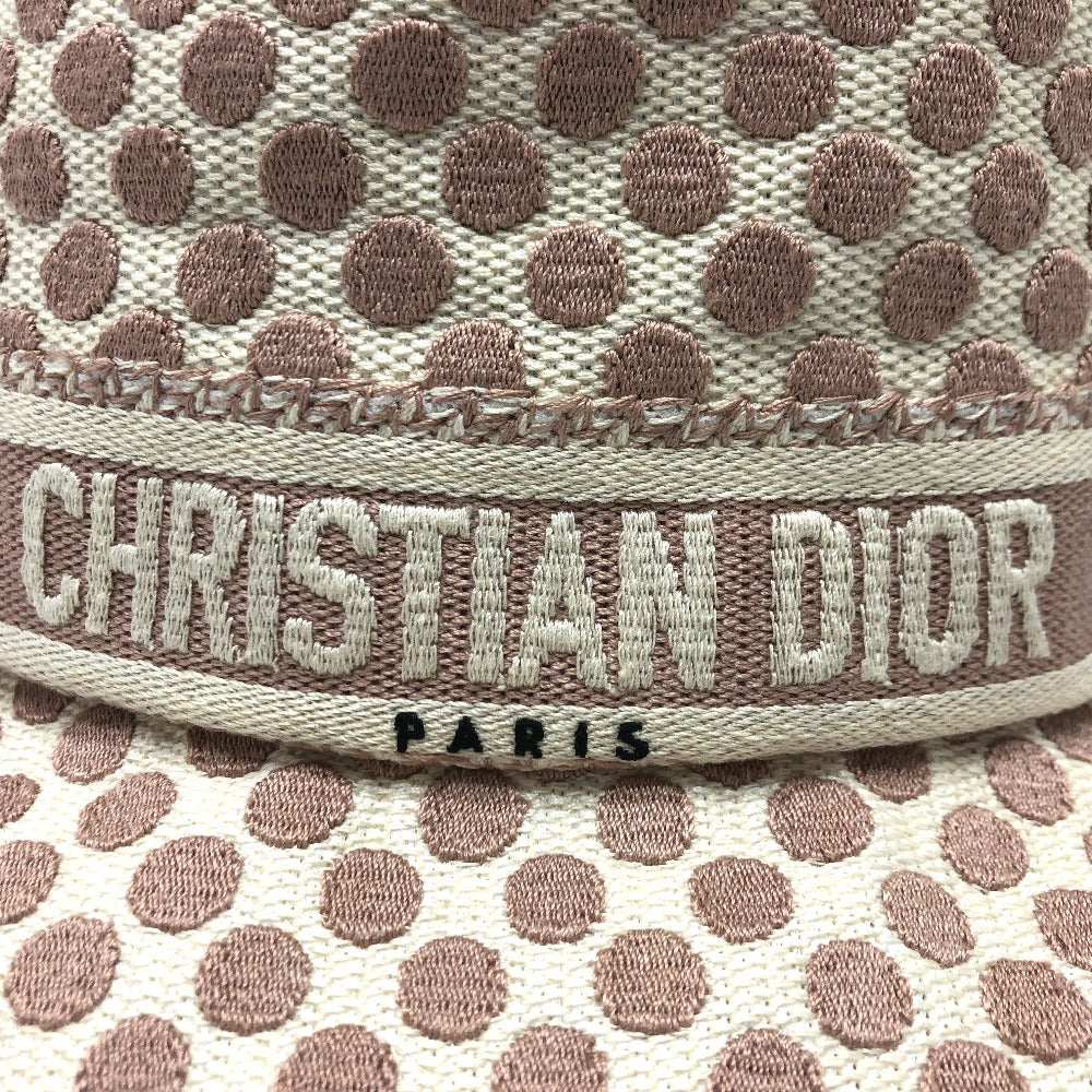 Christian Dior 05DDO923I156 Logo Dot Hat, Cotton, Women's, Pink