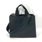 FENDI 8BH395 Versace collaboration FENDACE 2-way tote bag, crossbody bag, shoulder bag, canvas, women's, black