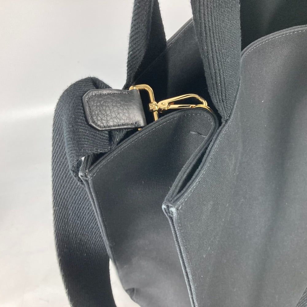 FENDI 8BH395 Versace collaboration FENDACE 2-way tote bag, crossbody bag, shoulder bag, canvas, women's, black