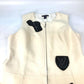 LOUIS VUITTON Patch Embroidered Sleeveless Front Zip Dress RW192 Women's Polyester Beige