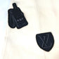 LOUIS VUITTON Patch Embroidered Sleeveless Front Zip Dress RW192 Women's Polyester Beige