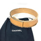 CHANEL 01A CC ココマーク ズボン用ベルト ベルト レザー レディース ベージュ