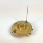 CHANEL Vintage Straw Hat, Hat Accessory, Brooch, Metal, Women's, Gold