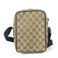 GUCCI 018/1619 Pochette GG with Pouch, Crossbody Shoulder Bag, Canvas/Leather, Women's, Beige