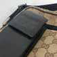 GUCCI 018/1619 Pochette GG with Pouch, Crossbody Shoulder Bag, Canvas/Leather, Women's, Beige