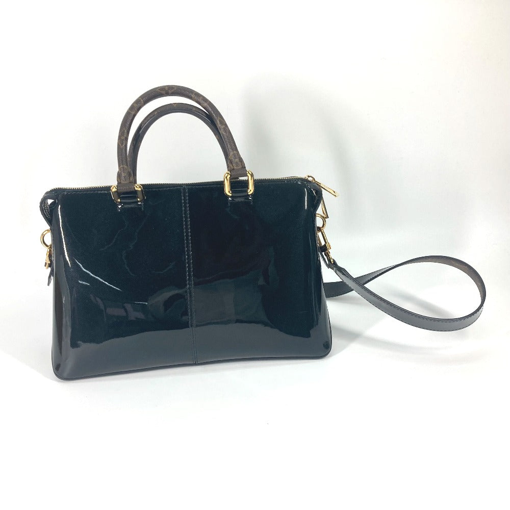 LOUIS VUITTON M54626 Vernis Miroir Tote Bag, 2-Way Bag, Shoulder Bag, Handbag, Crossbody Bag, Patent Leather, Women's, Noir, Black