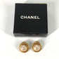 CHANEL ヴィンテージ ラウンドロゴ フェイクパール アクセサリー イヤリング メタル レディース ゴールド
