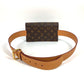 LOUIS VUITTON M44667 モノグラム Sロック ベルトポーチ PM ベルト付き ベルトバッグ ショルダーバッグ ウエストバッグ モノグラムキャンバス レディース ブラウン