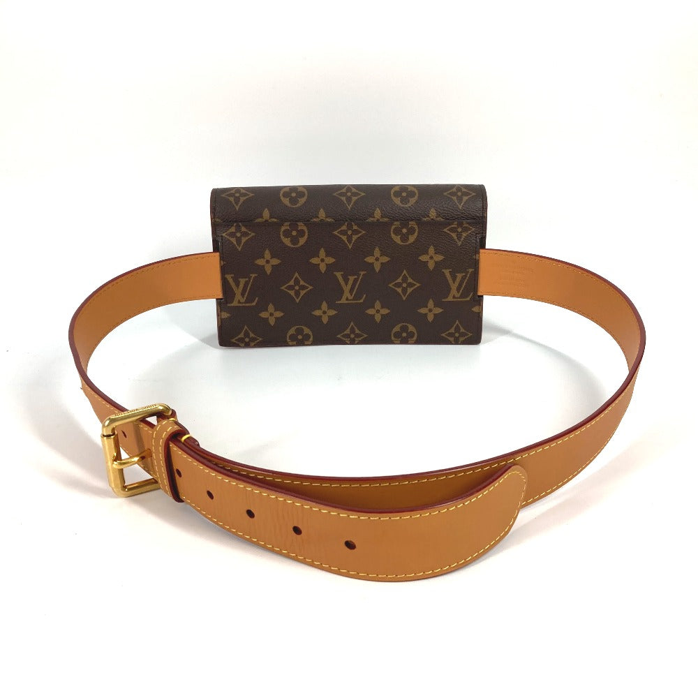 LOUIS VUITTON M44667 モノグラム Sロック ベルトポーチ PM ベルト付き ベルトバッグ ショルダーバッグ ウエストバッグ モノグラムキャンバス レディース ブラウン