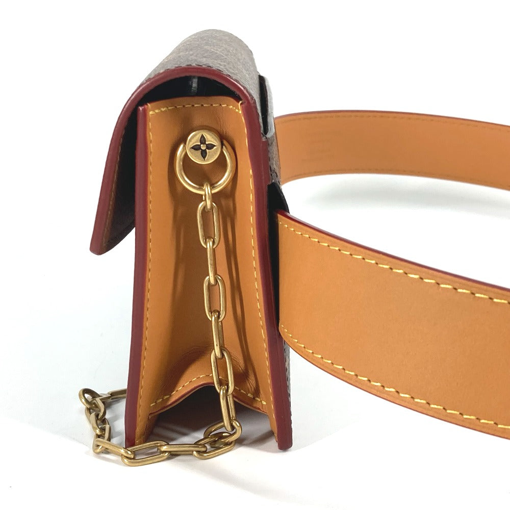 LOUIS VUITTON M44667 モノグラム Sロック ベルトポーチ PM ベルト付き ベルトバッグ ショルダーバッグ ウエストバッグ モノグラムキャンバス レディース ブラウン