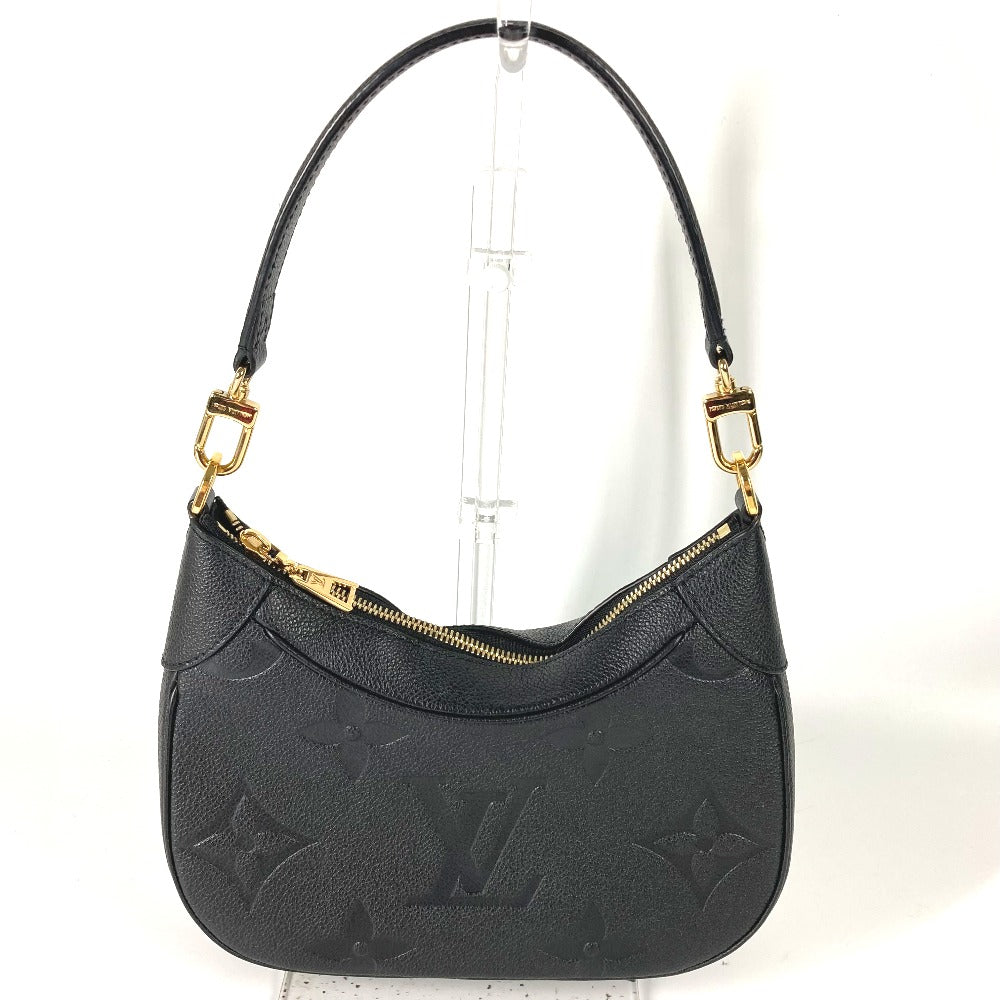 LOUIS VUITTON M46002 モノグラムアンプラント バガテル NM 肩掛け ショルダーバッグ モノグラムアンプラントレザー レディース ノワール ブラック