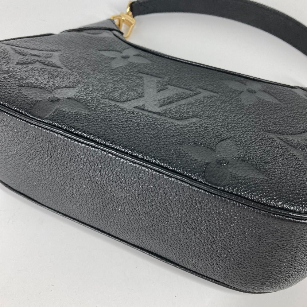 LOUIS VUITTON M46002 モノグラムアンプラント バガテル NM 肩掛け ショルダーバッグ モノグラムアンプラントレザー レディース ノワール ブラック