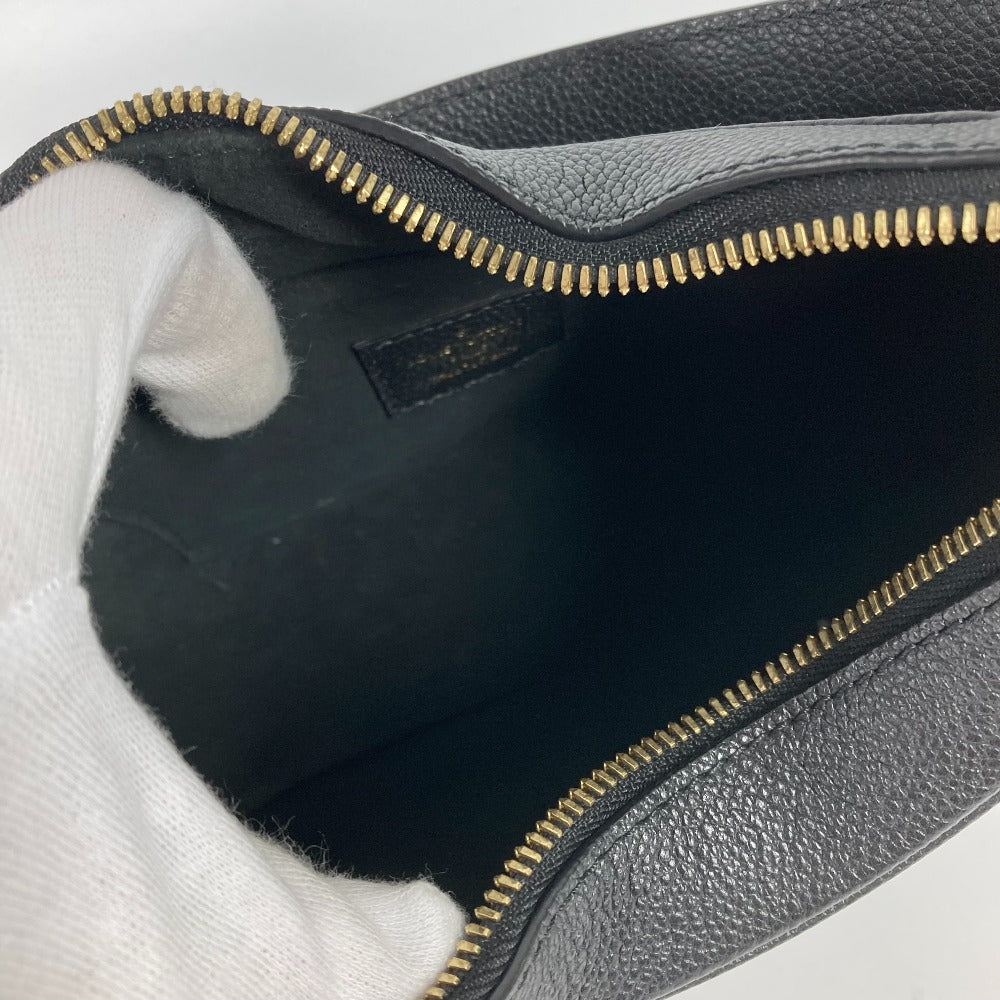 LOUIS VUITTON M46002 モノグラムアンプラント バガテル NM 肩掛け ショルダーバッグ モノグラムアンプラントレザー レディース ノワール ブラック