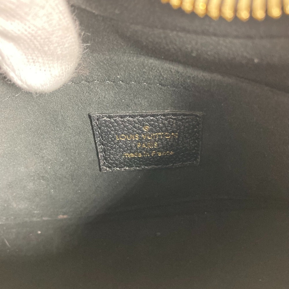 LOUIS VUITTON M46002 モノグラムアンプラント バガテル NM 肩掛け ショルダーバッグ モノグラムアンプラントレザー レディース ノワール ブラック