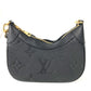 LOUIS VUITTON M46002 モノグラムアンプラント バガテル NM 肩掛け ショルダーバッグ モノグラムアンプラントレザー レディース ノワール ブラック