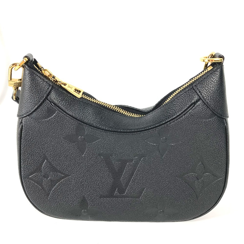 LOUIS VUITTON M46002 モノグラムアンプラント バガテル NM 肩掛け ショルダーバッグ モノグラムアンプラントレザー レディース ノワール ブラック