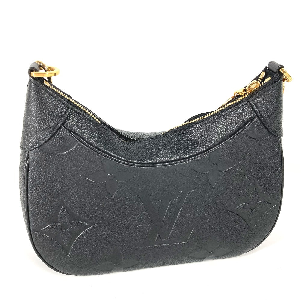 LOUIS VUITTON M46002 モノグラムアンプラント バガテル NM 肩掛け ショルダーバッグ モノグラムアンプラントレザー レディース ノワール ブラック