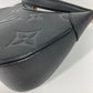 LOUIS VUITTON M46002 モノグラムアンプラント バガテル NM 肩掛け ショルダーバッグ モノグラムアンプラントレザー レディース ノワール ブラック