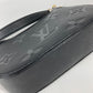 LOUIS VUITTON M46002 モノグラムアンプラント バガテル NM 肩掛け ショルダーバッグ モノグラムアンプラントレザー レディース ノワール ブラック