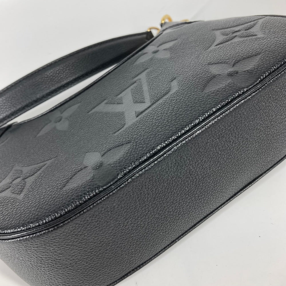 LOUIS VUITTON M46002 モノグラムアンプラント バガテル NM 肩掛け ショルダーバッグ モノグラムアンプラントレザー レディース ノワール ブラック
