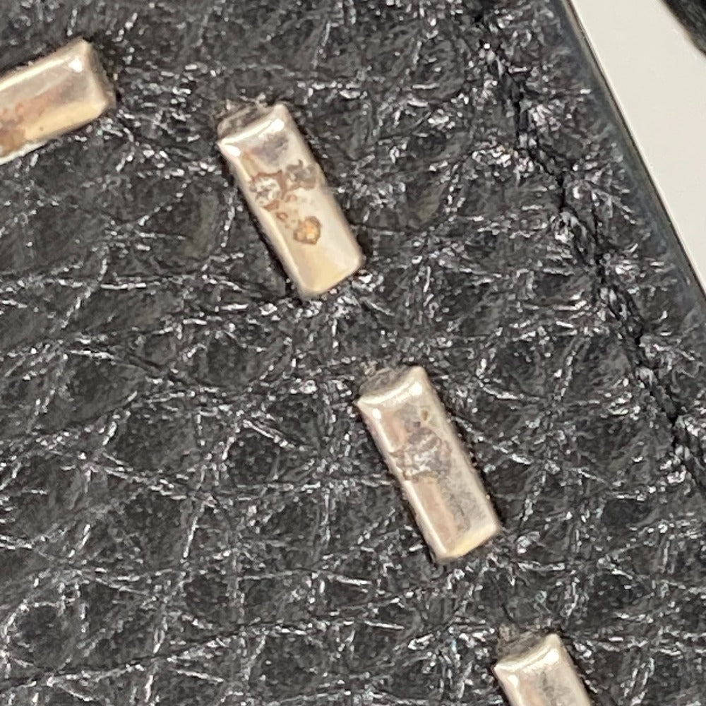 FENDI 7VA406 ショルダーバッグ 斜め掛け カバン セレリア ピーカブー アイコニック フィット 2WAY ビジネスバッグ トートバッグ ハンドバッグ レザー メンズ ブラック