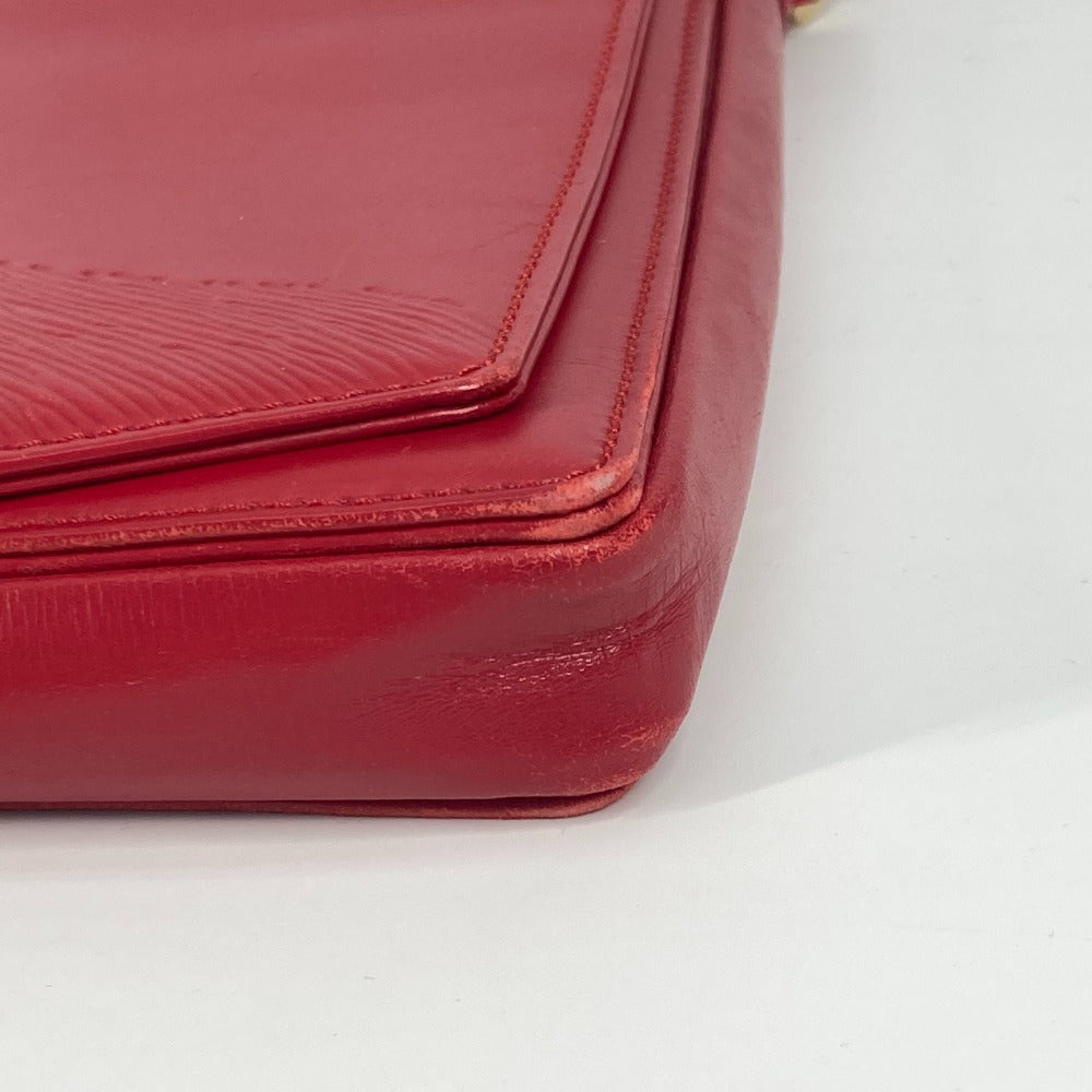LOUIS VUITTON M63937 オペラ デルフ 肩掛け フラップ ショルダーバッグ レザー レディース レッド
