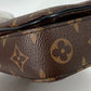 LOUIS VUITTON M81522 モノグラム Sロック ヴェルティカル・ウェアラブル ウォレット 斜め掛け ポシェット ショルダーバッグ モノグラムキャンバス メンズ マロン ブラウン