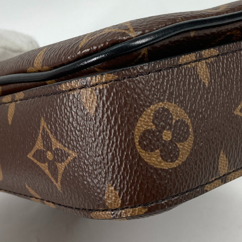 LOUIS VUITTON M81522 モノグラム Sロック ヴェルティカル・ウェアラブル ウォレット 斜め掛け ポシェット ショルダーバッグ モノグラムキャンバス メンズ マロン ブラウン
