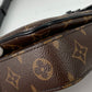 LOUIS VUITTON M81522 モノグラム Sロック ヴェルティカル・ウェアラブル ウォレット 斜め掛け ポシェット ショルダーバッグ モノグラムキャンバス メンズ マロン ブラウン