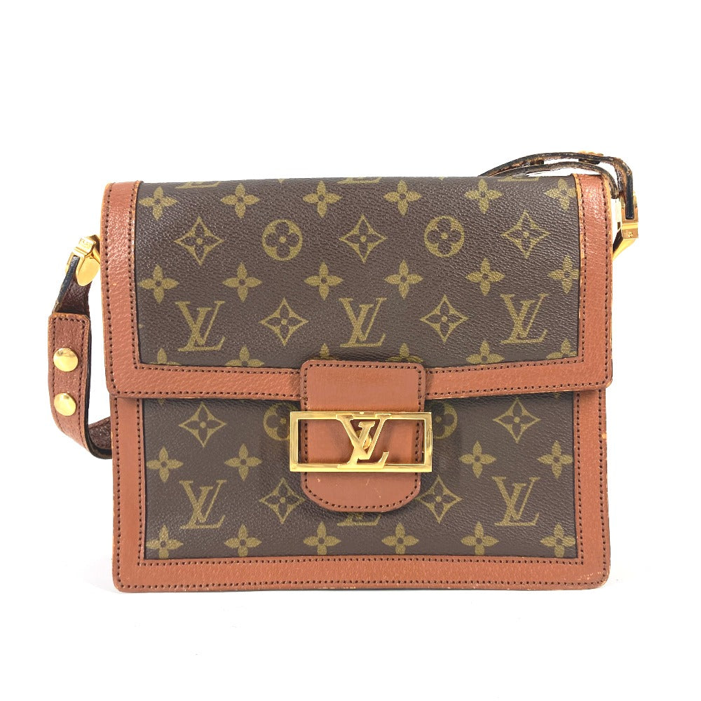 LOUIS VUITTON M51410 モノグラム サック・ドーフィーヌ 肩掛け ショルダーバッグ モノグラムキャンバス レディース ブラウン
