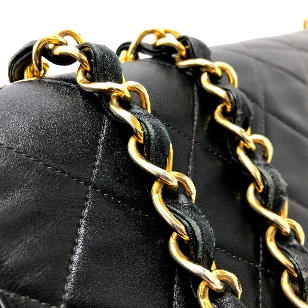 CHANEL マトラッセ Wチェーンデカマトラッセ マトラッセ34 マトラッセ 34 2WAYバッグ カバン ショルダーバッグ レザー レディース ブラック